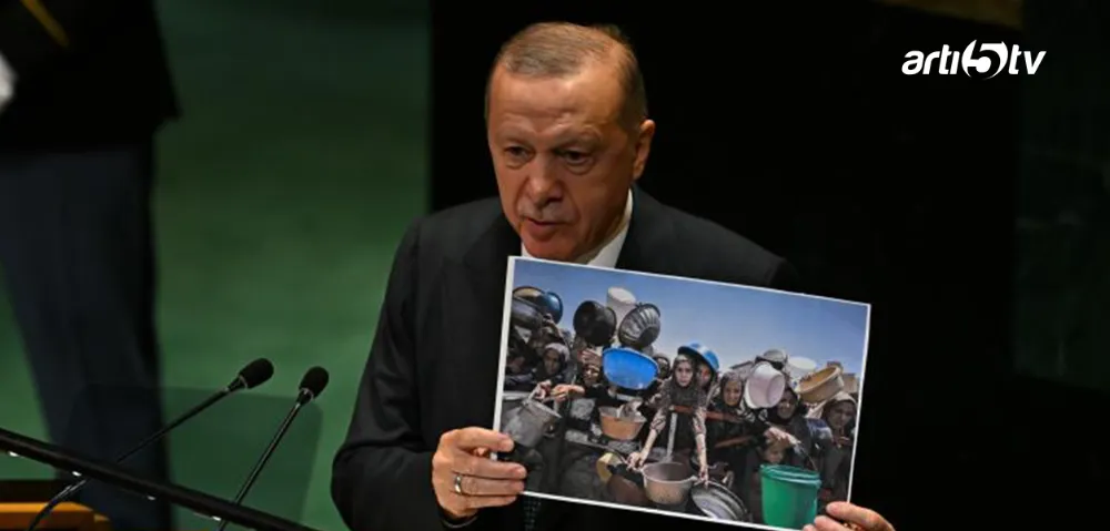 Erdoğan’dan BM Genel Kurulu’nda tarihi konuşma:Bu insanlığın dip noktasıdır